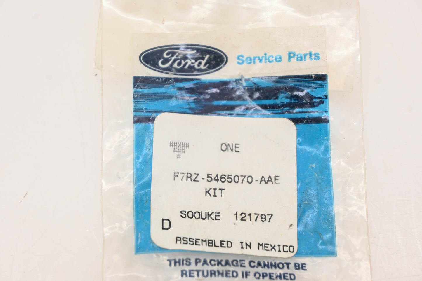 New OEM Ford F7RZ-5465070-AAE Belt Button Kit NOS