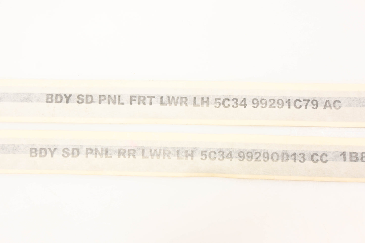 New OEM Ford 5C34-99291C79-AC, 5C34-99290D13-CC Left Body Side Panel Stripe Decal Kit NOS