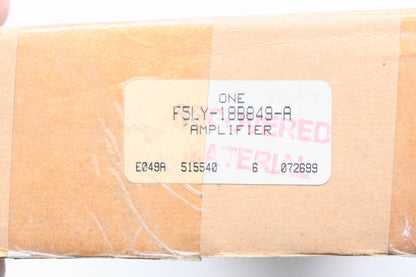 New OEM Ford F5LY-18B849-A, F5LF-18C807-AA Amplifier NOS
