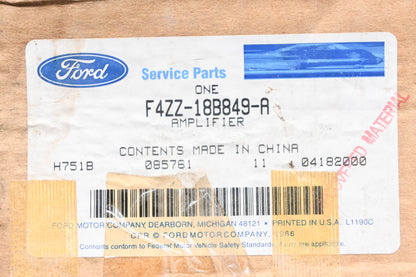 New OEM Ford F4ZZ-18B849-A, FSSA-398881 Amplifier NOS