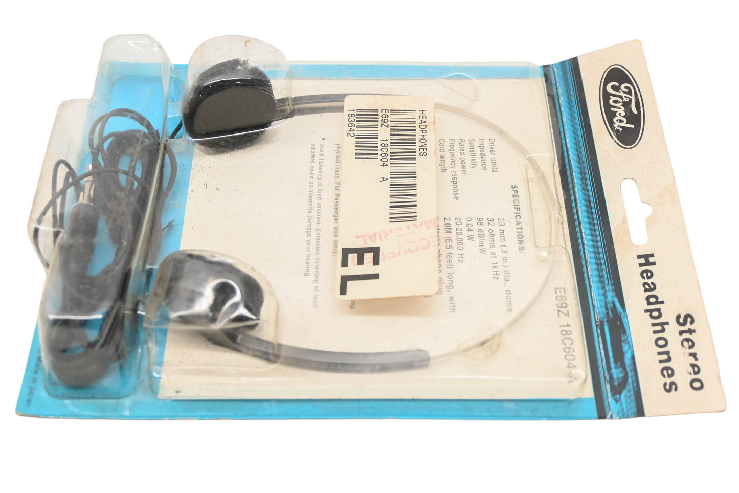 New OEM Ford E69Z-18C604-A Stereo Headphone Assembly NOS
