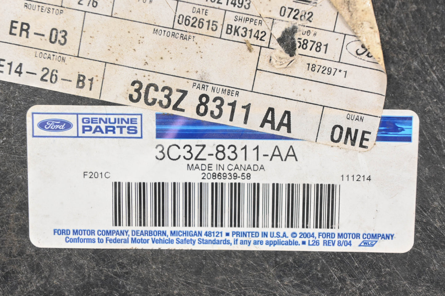 New OEM Ford 3C3Z-8311-AA Air Deflector NOS