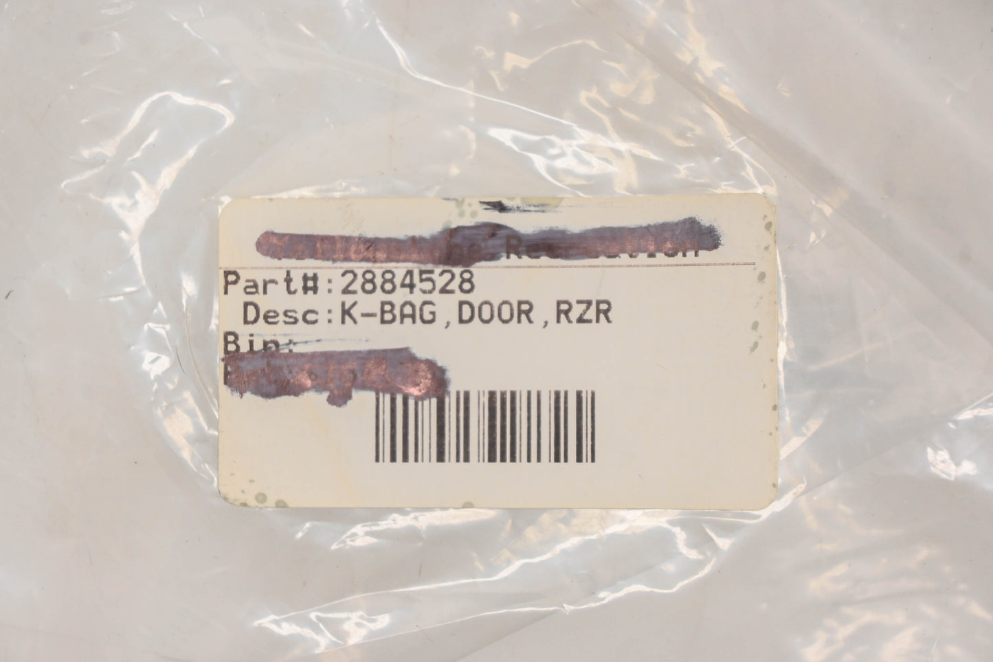 New OEM Polaris 2884528 RZR Door Storage Bags NOS