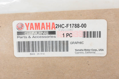 New OEM Yamaha 2HC-F1788-00-00 Graphic Decal NOS