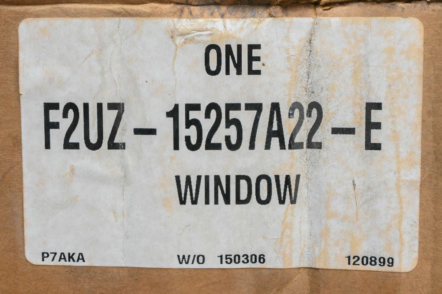 New OEM Ford F2UZ-15257A22-E Side Window Assembly NOS