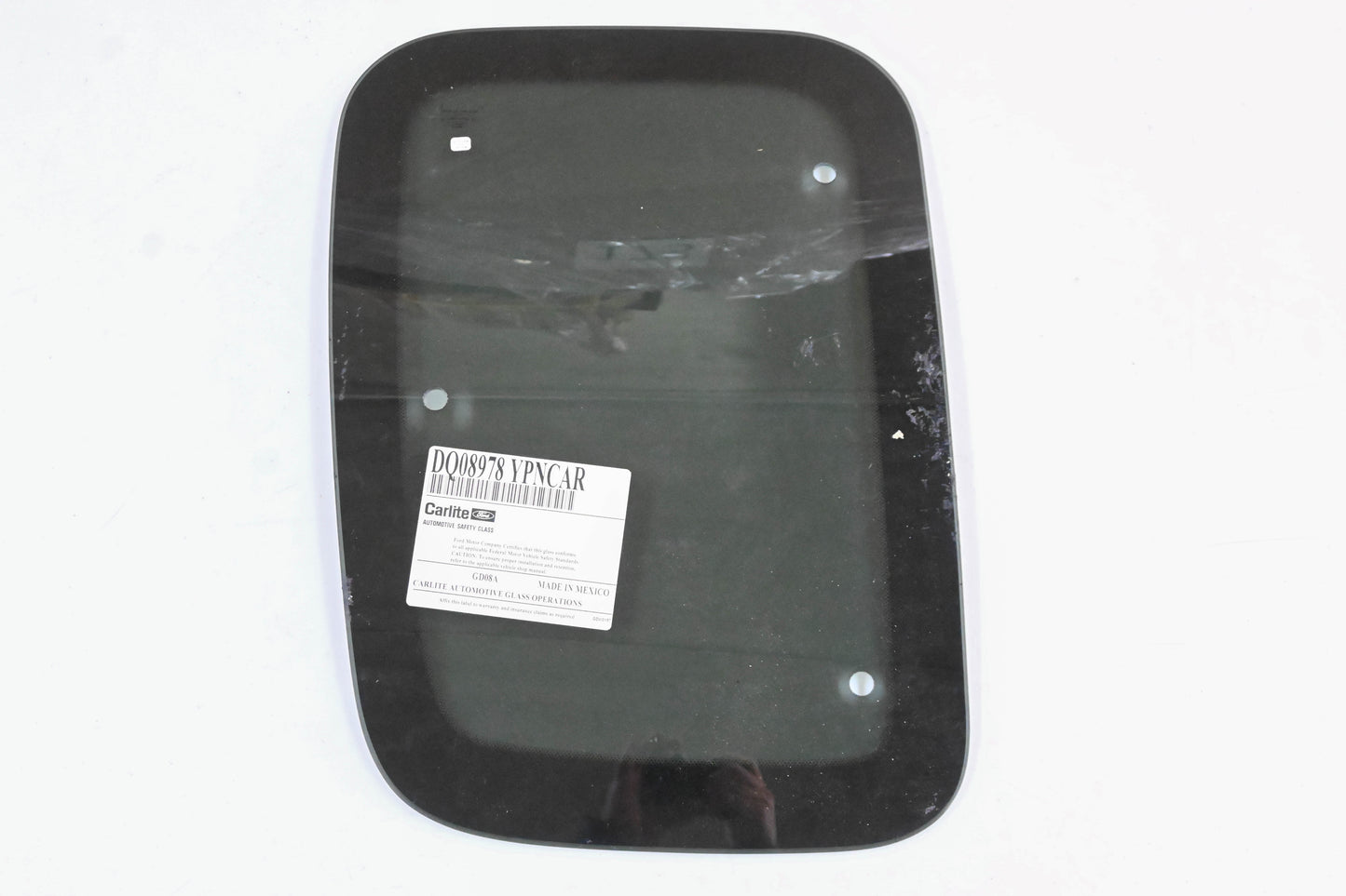 New OEM Ford F85Z-1829700-BA, DQ08978YPN Carlite Quarter Window Glass Panel NOS
