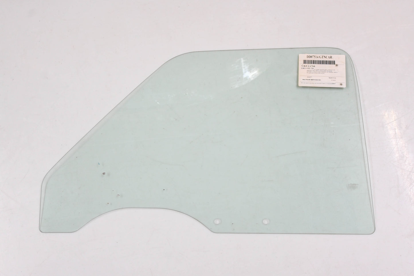 New OEM Ford E8TZ-1021411-B, DD07514GTN Carlite Front Left Door Glass NOS