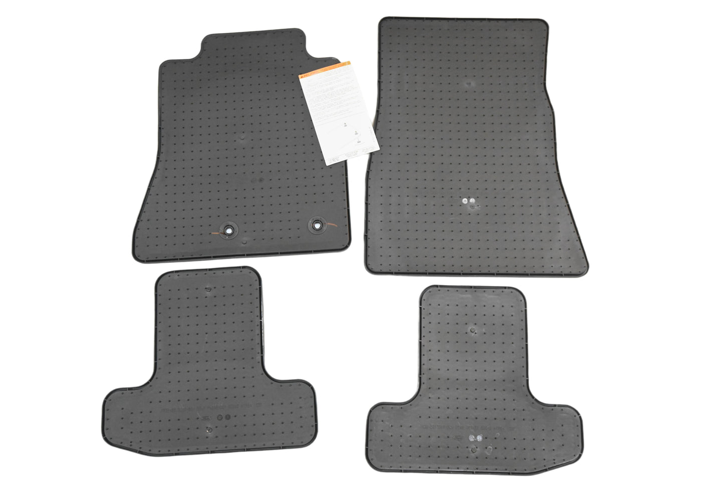 New OEM Ford FR3Z-631330-BA Mustang Black Floor Mat Kit NOS