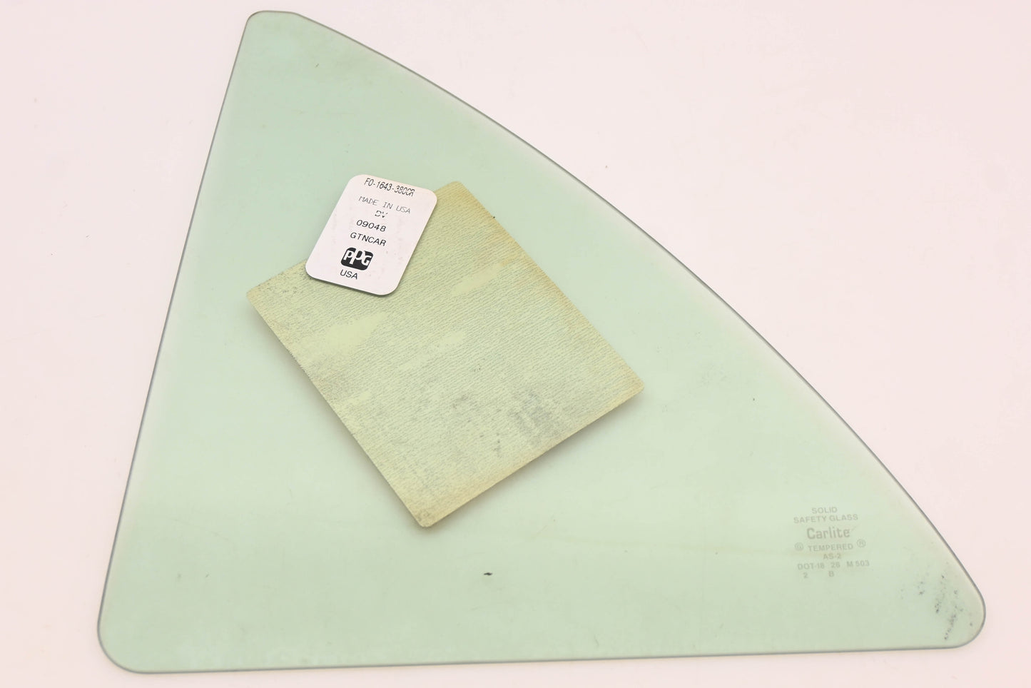 New OEM Ford F7CZ-5426871-AD, DV0948GTN Carlite Vent Window Glass NOS