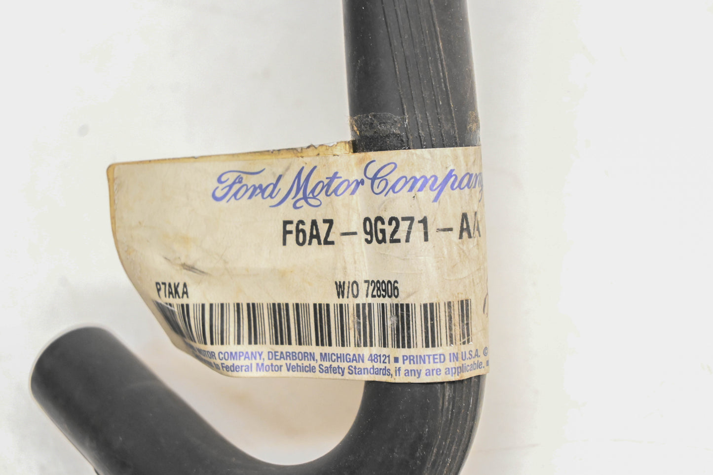 New OEM Ford F6AZ-9G271-AA Fuel Vapor Connecting Hose NOS