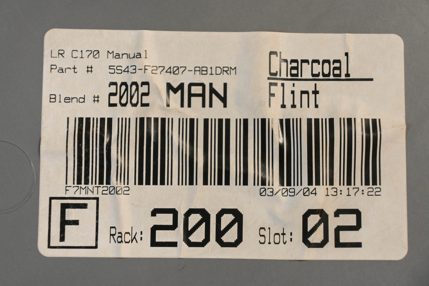 New OEM Ford 5S43-F27407-AB1DRM, 5S4X-5247455, 5X4S-5427505-AC C170 Left Rear Interior Door Trim Panel Assembly NOS