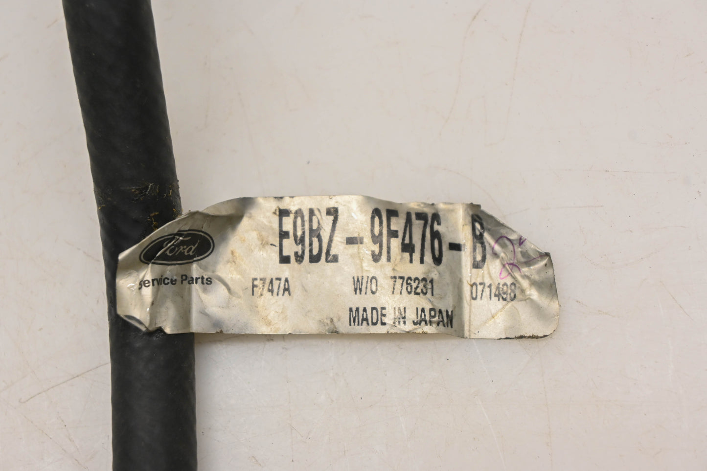 New OEM Ford E9BZ-9F476-B Coolant Outlet Hose NOS