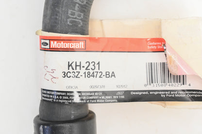 New OEM Motorcraft KH-231, 3C3Z-18472-BA, KH231 Heater Hose Assembly NOS