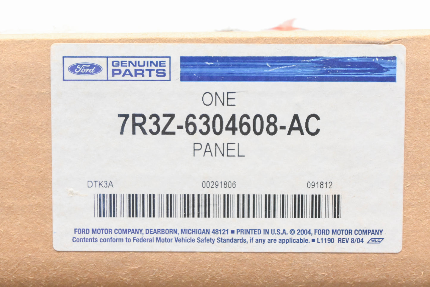 New OEM Ford 7R3Z-6304608-AC Dash Panel NOS