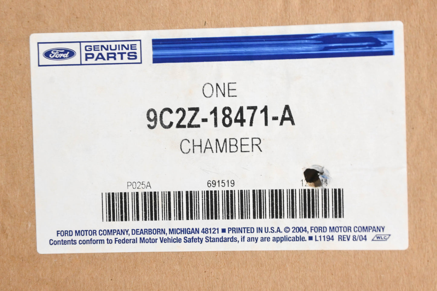 New OEM Ford 9C2Z-18471-A, 9C24-18471-BB Instrument Panel Air Duct Chamber NOS