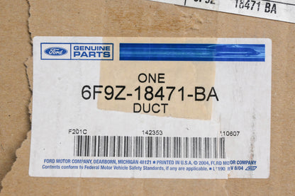 New OEM Ford 6F9Z-18471-BA Air Duct Chamber NOS