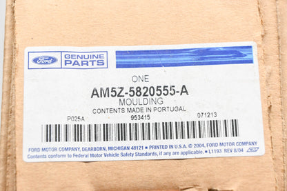 New OEM Ford AM5Z-5820555-A, AM51-U20899-AE, 1737782 Driver Side Window Molding NOS