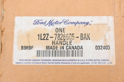 New OEM Ford 1L2Z-7826605-BAK Mineral Grey Rear Left Exterior Door Handle NOS