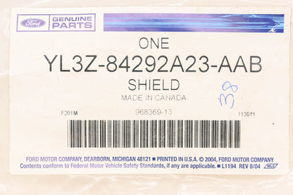 New OEM Ford YL3Z-84292A23-AAB, YL34-84292A23-ABW Lower Shield Cover Panel NOS
