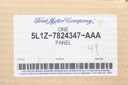 New OEM Ford 5L1Z-7824347-AAA Upper Center Trim Panel NOS