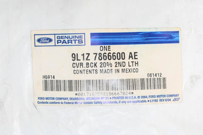New OEM Ford 9L1Z-7866600-AE Leather Rear Seat Back Cover NOS