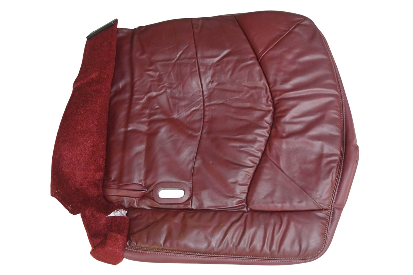 New OEM Ford F5VY-5462901-BEU Dark Red Driver Seat Cushion Cover NOS