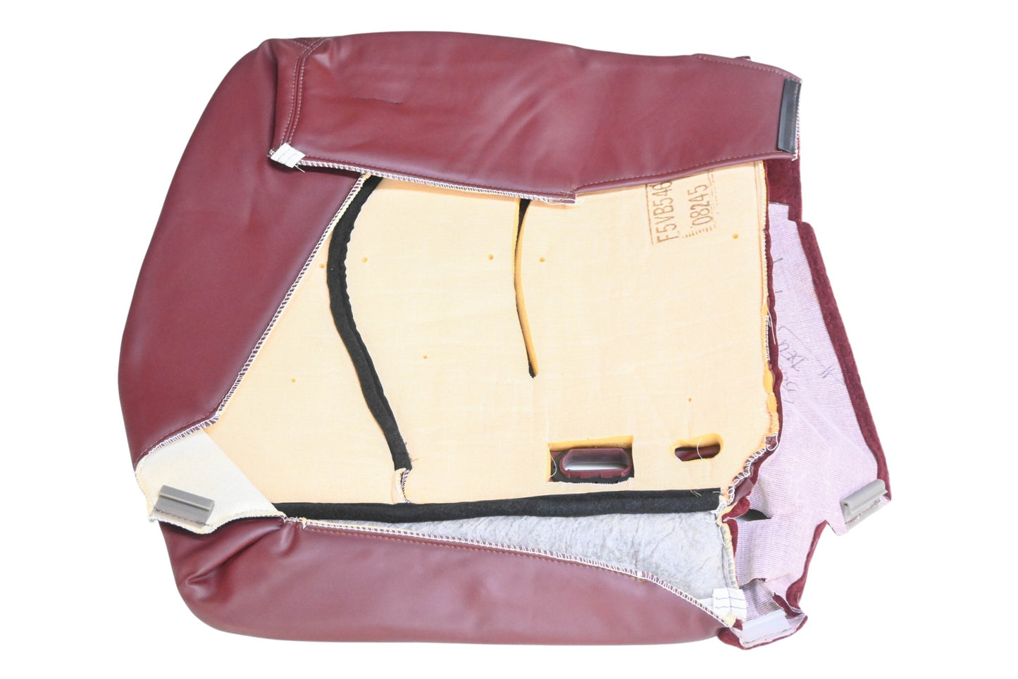New OEM Ford F5VY-5462901-BEU Dark Red Driver Seat Cushion Cover NOS