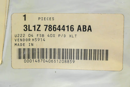 New OEM Ford 3L1Z-7864416-ABA Seat Back Cushion Cover NOS