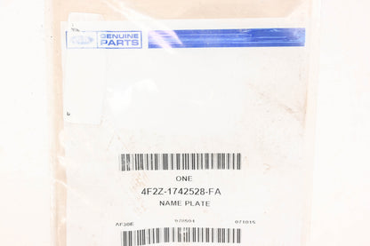 New OEM Ford 4F2Z-1742528-FA Freestar Tailgate Name Plate Emblem NOS