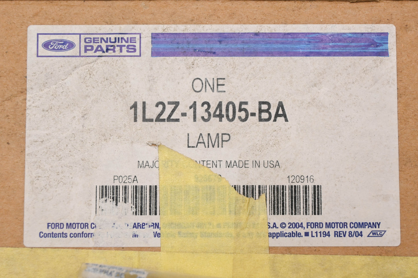 OEM Ford 1L2Z-13405-BA Rear Left Side Taillight Assembly