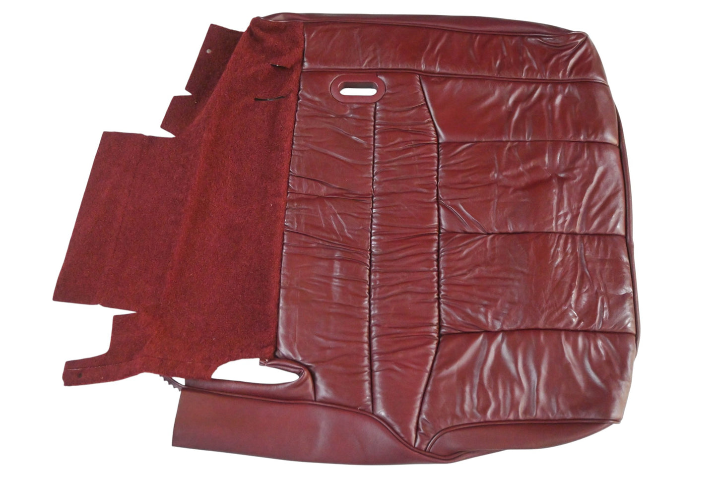 New OEM Ford F4AZ-5462900-CEA Dark Red Seat Cushion Cover NOS