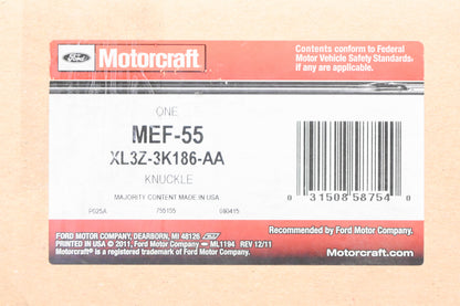 New OEM Motorcraft MEF-55, XL3Z-3K186-AA Left Steering Knuckle NOS