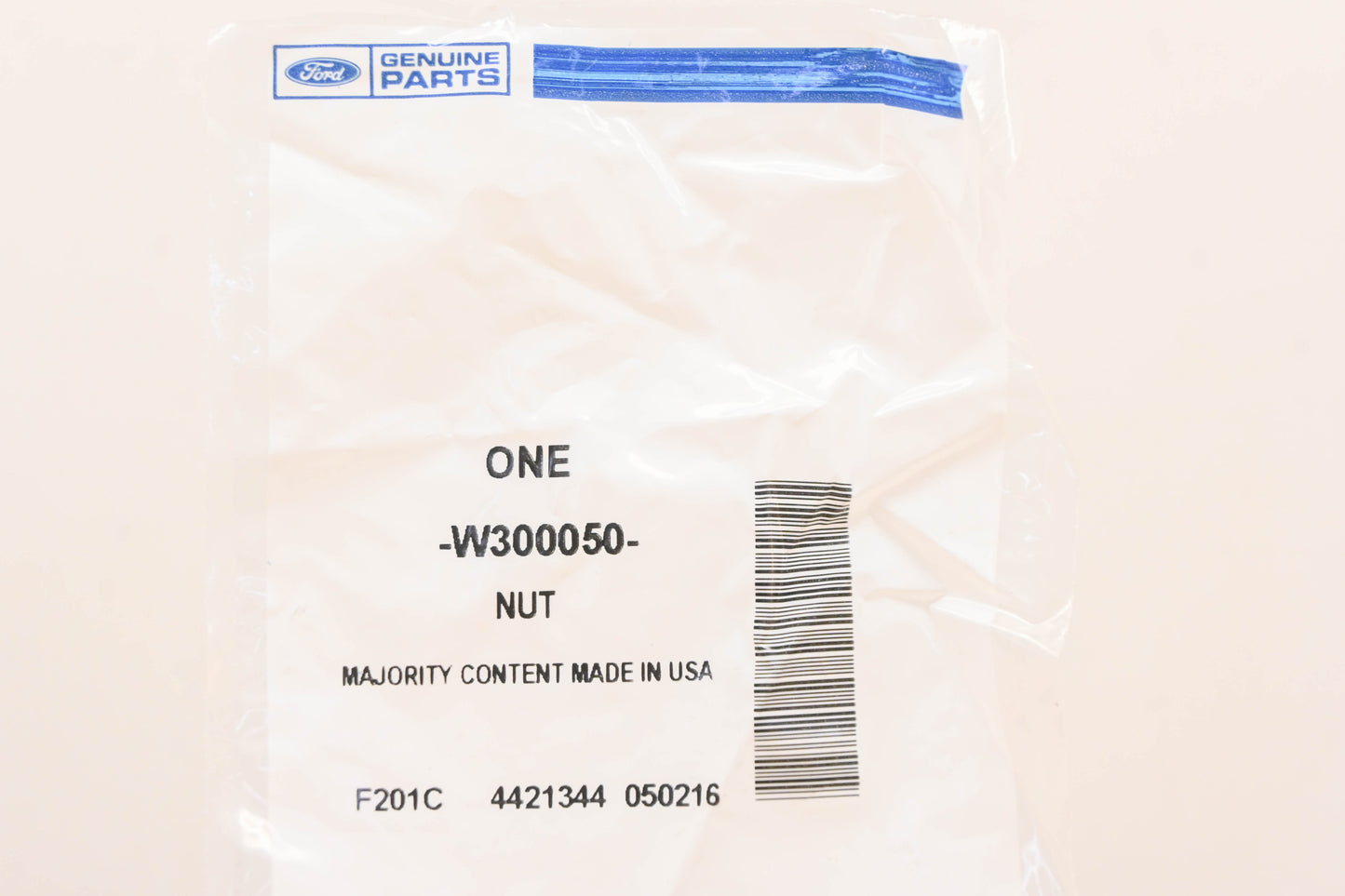 New OEM Ford W300050 Flange Nut NOS
