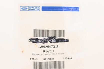 New OEM Ford W525173-S Rivets Qty 2 NOS