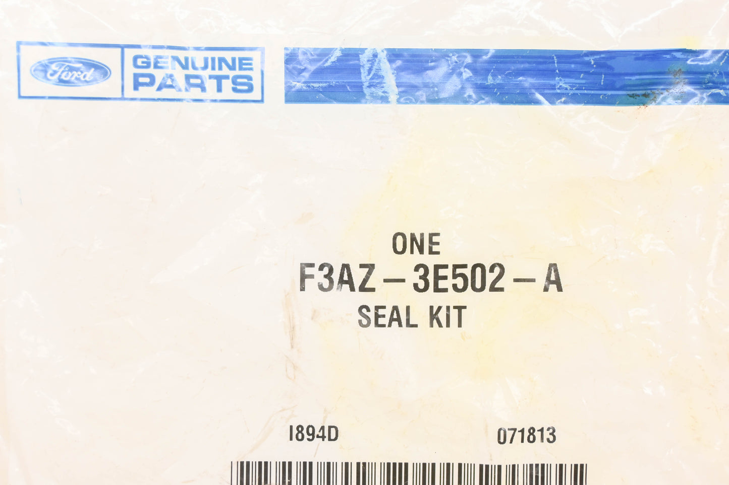 New OEM Ford F3AZ-3E502-A Steering Gear Input Shaft Seal Kit NOS