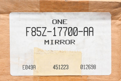 New OEM Ford F85Z-17700-AA Black Rearview Mirror Assembly NOS