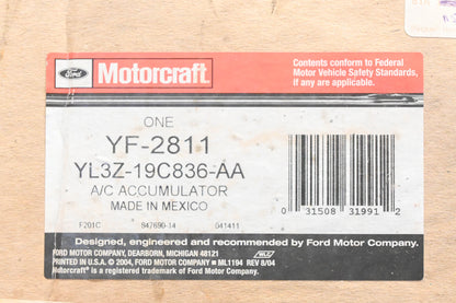 New OEM Motorcraft YF-2811, YL3Z-19C836-AA, YF2811 A/C Accumulator Hose Assembly NOS