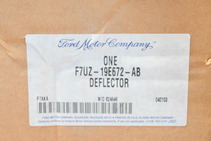 New OEM Ford F7UZ-19E672-AB Air Deflector NOS