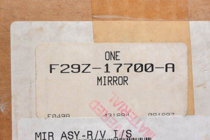 New OEM Ford F29Z-17700-A Black Rearview Mirror Assembly NOS