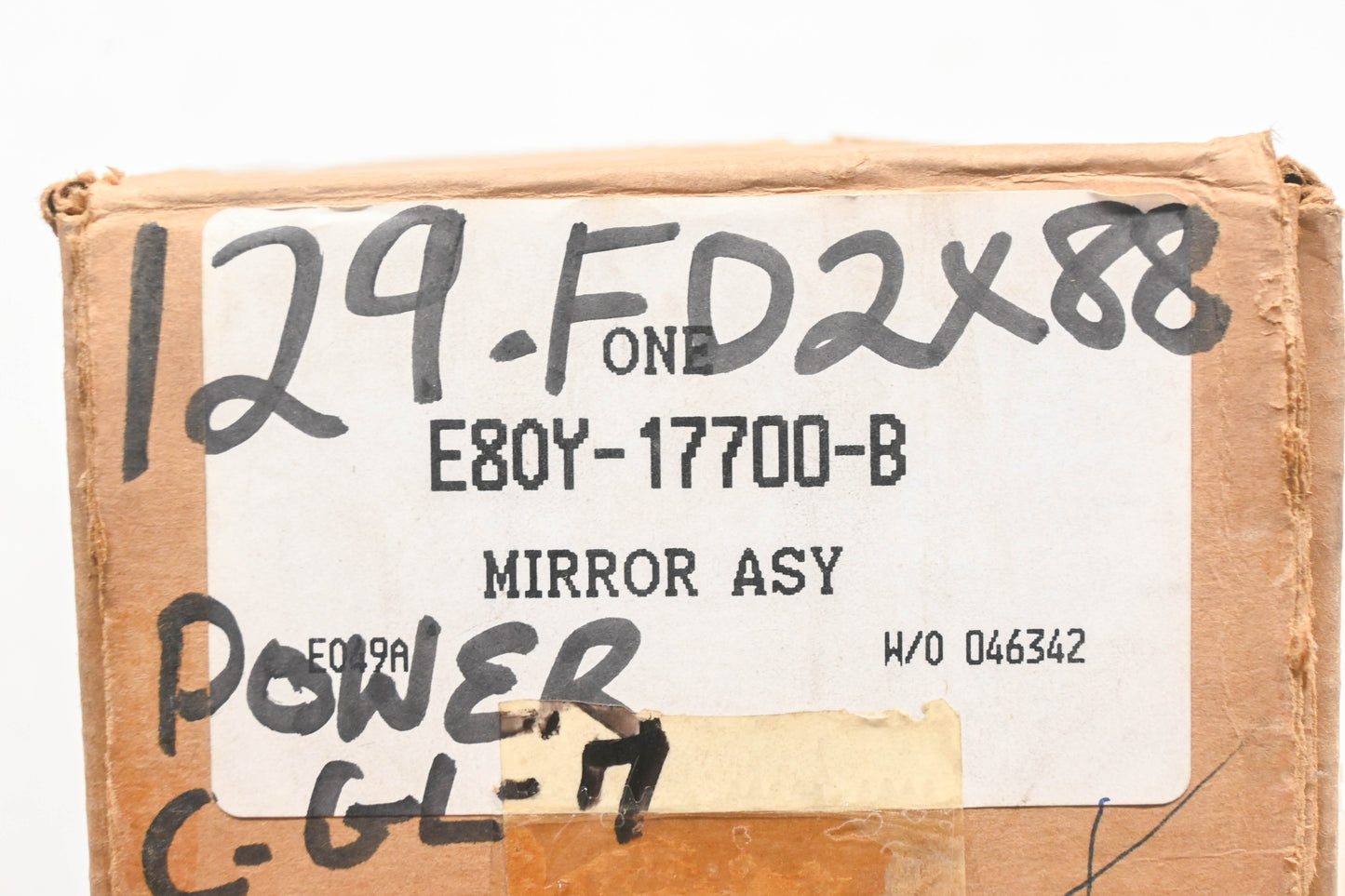 New OEM Ford E8OY-17700-B Black Rearview Mirror Assembly NOS