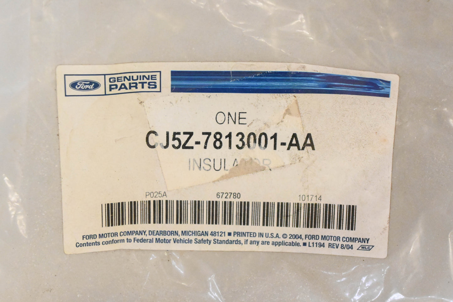 New OEM Ford CJ5Z-7813001-AA Driver Side Floor Insulator Carpet Pad NOS