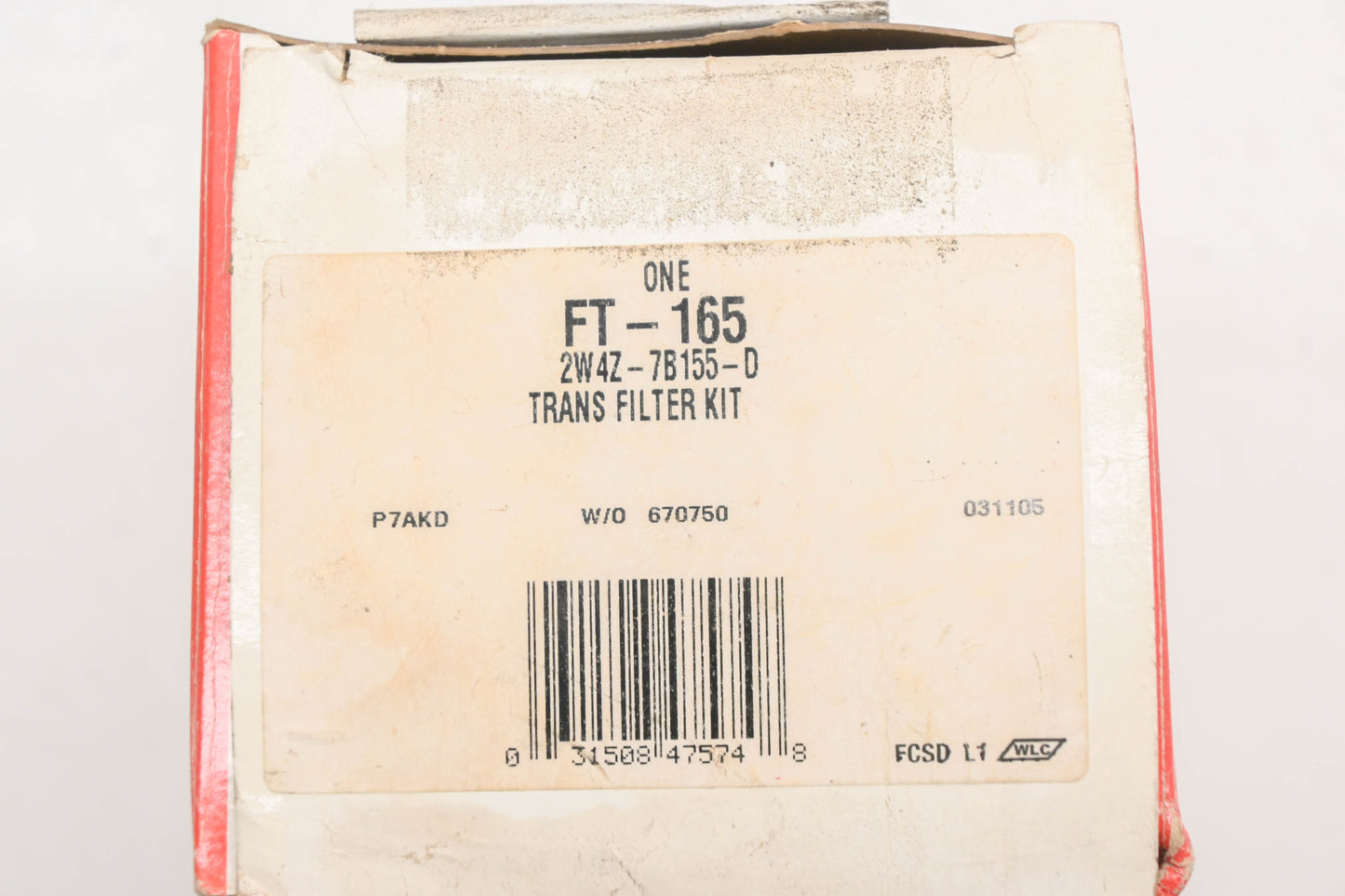 New OEM Motorcraft FT-165, 2W4Z-7B155-D, FT165 Transmission Oil Filter Kit NOS