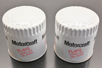 New OEM Motorcraft FL-813 Oil Filters Qty 2 NOS