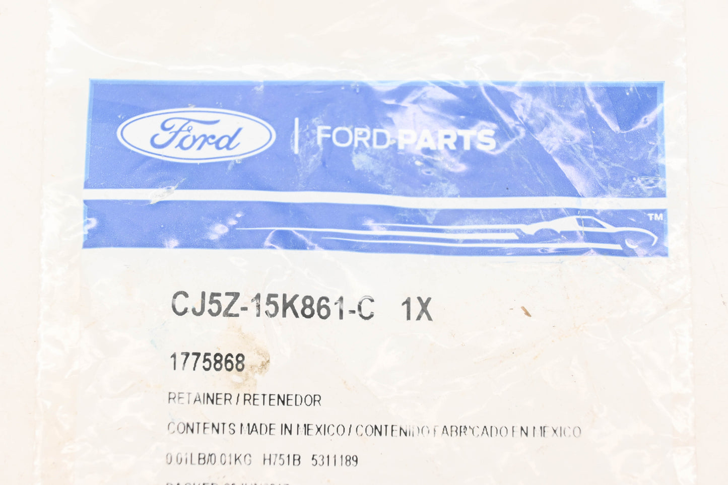 New OEM Ford CJ5Z-15K861-C, 1775868 Park Sensor Retainer NOS