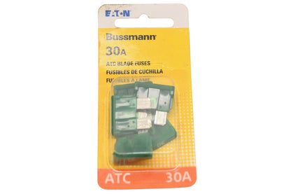 Eaton BP/ATC-30-RP Bussman 30amp Fuses Qty 5 NOS