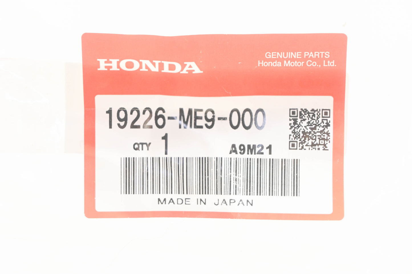New OEM Honda 19226-ME9-000 Water Pump Cover Seal NOS