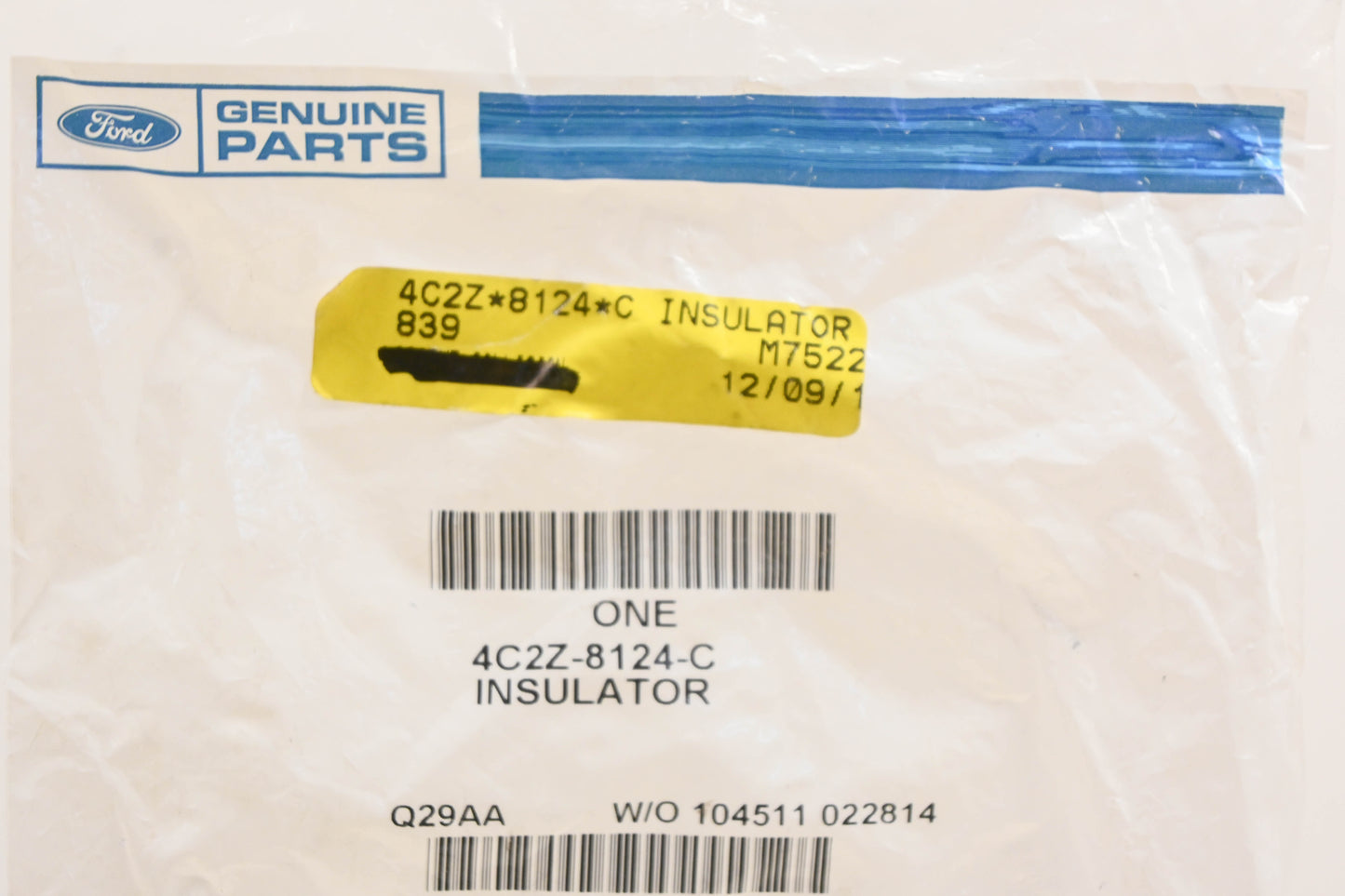New OEM Ford 4C2Z-8124-C Radiator Lower Insulator NOS