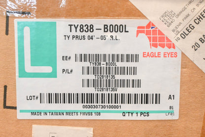 Eagle Eyes TY838-B000L Driver Side Tail Light Assembly NOS