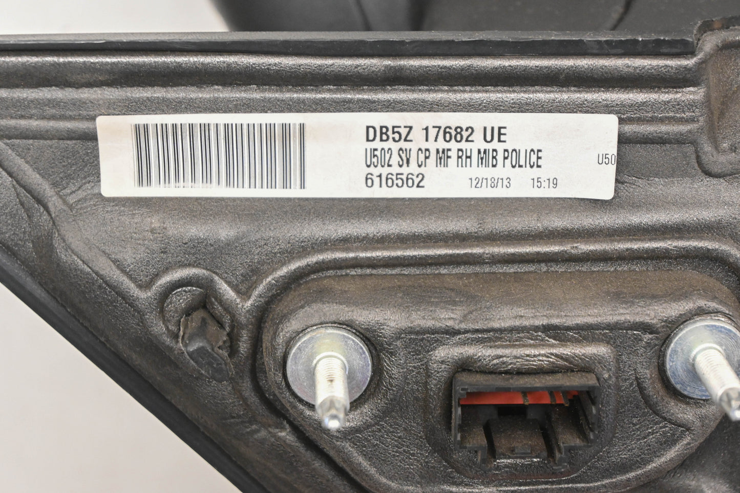 New OEM Ford DB5Z-17682-UE Black Right Side Mirror Assembly NOS