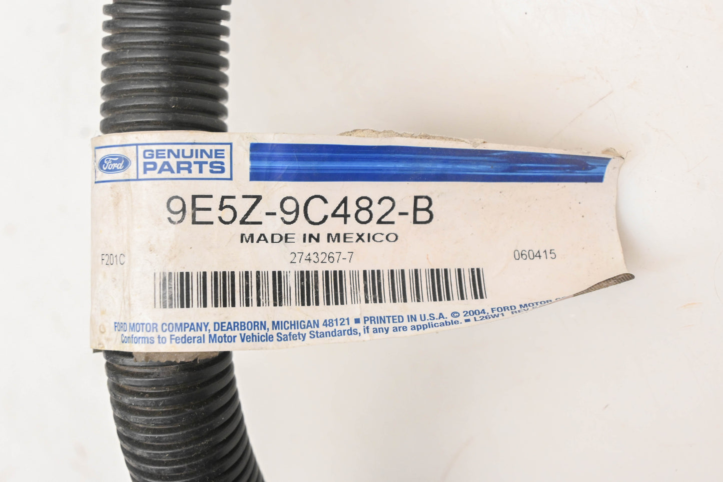 New OEM Ford E95Z-9C482-B Brake Vacuum Hose Assembly NOS
